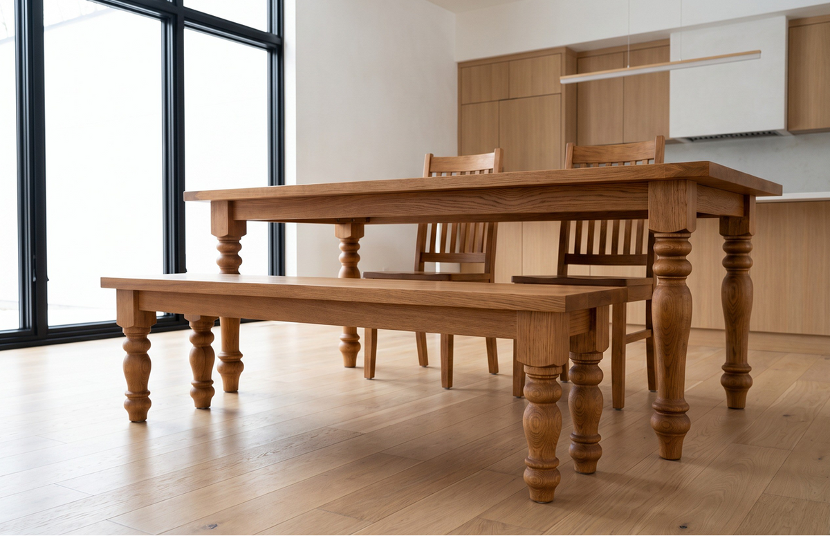 Marquette Farmhouse Bench
